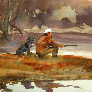 Ambushers - watercolor by Sam Caldwell